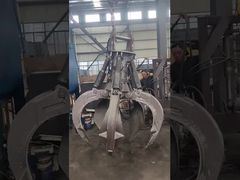 Κατασκευή 360 μοιρών περιστρεφόμενη υδραυλική φλούδα πορτοκαλιού Grapple Hydraulic grapples