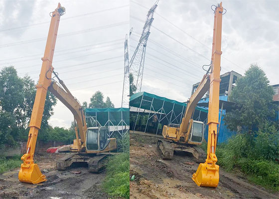 Q690D HG785 Εκσκαφέας Τηλεσκοπικός Βουμ Βουμ Μακράς Εκτόξευσης Με Βαθμό Ανασκαφής 16m
