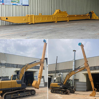 Q690D HG785 Εκσκαφέας Τηλεσκοπικός Βουμ Βουμ Μακράς Εκτόξευσης Με Βαθμό Ανασκαφής 16m