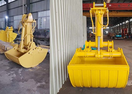 30m 35m Long Reach Clamshell τηλεσκοπικό βραχίονα Τρία τμήματα Excavator Dipper Arm