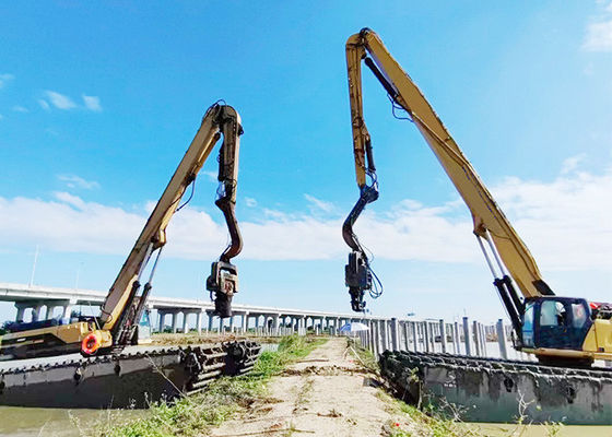 Προσαρμοσμένο 20-24 τόνων Excavator Stack Driver Arm 11m 12m