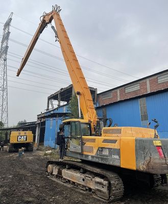 3 Τμήμα Μεγάλη εμβέλεια Excavator Demolition Arm Μεγάλη εμβέλεια Boom Για Γάτα Komatsu