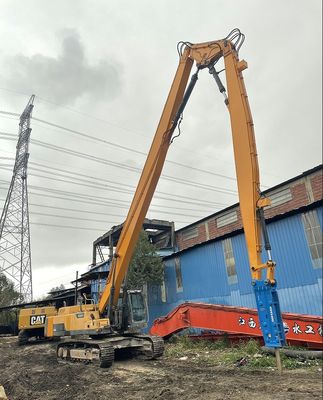 3 Τμήμα Μεγάλη εμβέλεια Excavator Demolition Arm Μεγάλη εμβέλεια Boom Για Γάτα Komatsu