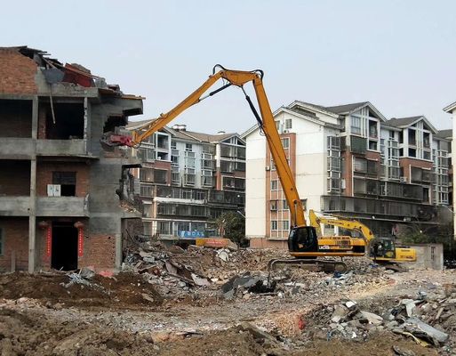Τρία τμήματα εξορυκτήρα κατεδαφισμού βραχίονα ρυθμιζόμενο άνοιγμα για την αποσύνθεση