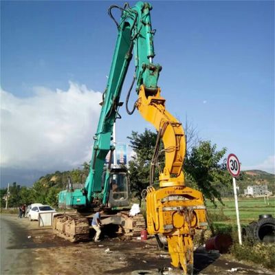 Προσαρμοσμένο χρώμα Excavator στοίβας οδήγηση άρμα με σφυρί auger προσαρμογή