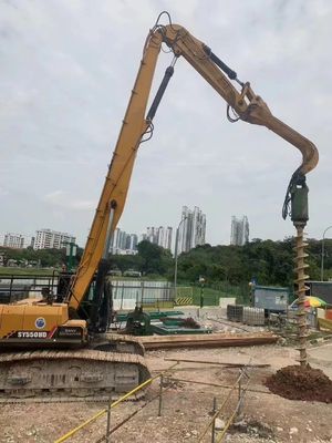 Προσαρμοσμένο χρώμα Excavator στοίβας οδήγηση άρμα με σφυρί auger προσαρμογή
