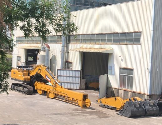Μεγάλη εμβέλεια τηλεσκοπική μπουμ για εξορυκτήρα, εργοτάξια μεταλλικό τηλεσκοπικό βραχίονα