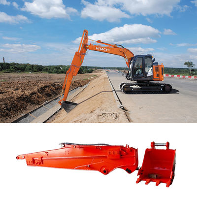 OEM Excavator Sliding Boom Q355B τηλεσκοπικό βραχίονα για Sany 215