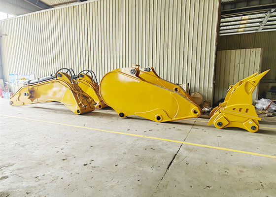 Ορυχεία Έργα κατασκευής Εκσκαφέας Βράχος βραχίονας Βράχος άνθηση Βράχος σπάσιμο βραχίονα με Ripper για το σπάσιμο των βράχων