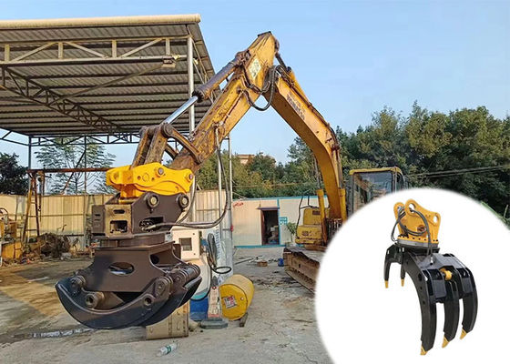 6-8T Εγκαταστάσεις εξορυκτών υδραυλική λαβή για τη λαβή της πέτρας