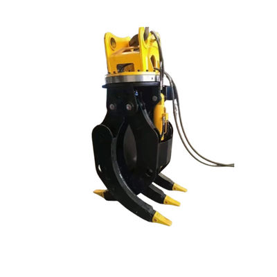 Υδραυλική αρπάγη περιστροφής 360 μοιρών πορτοκαλί για λιγότερη συντήρηση και χειρισμό