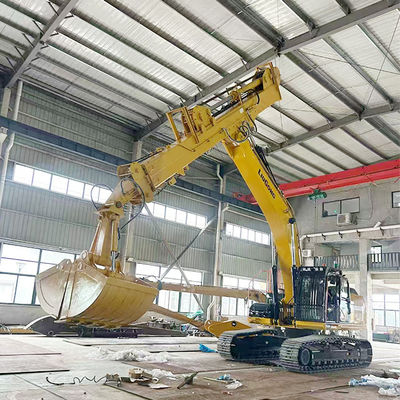 Telescopic Excavator with Clamshell Bucket Telescopic Boom για γάτες hitachi komatsu