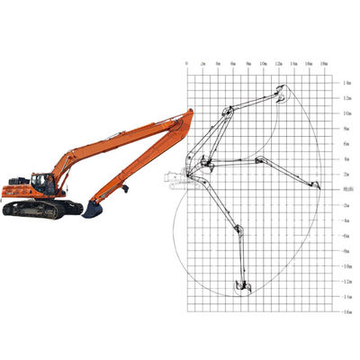 Η Hitachi Excavator Long Reach Boom Arm Boom Excavator για μεγάλη απόσταση