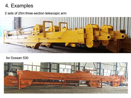 30M 32M βάθος σκάβωσης Excavator μακράς εμβέλειας τηλεσκοπικό βραχίονα BS900E