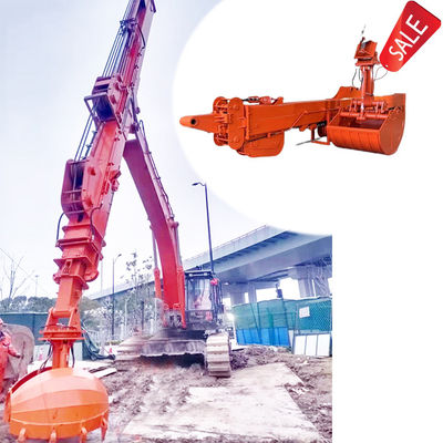 Τηλεσκοπικός εξορυκτής με κουβά για Cat Volvo Hitachi