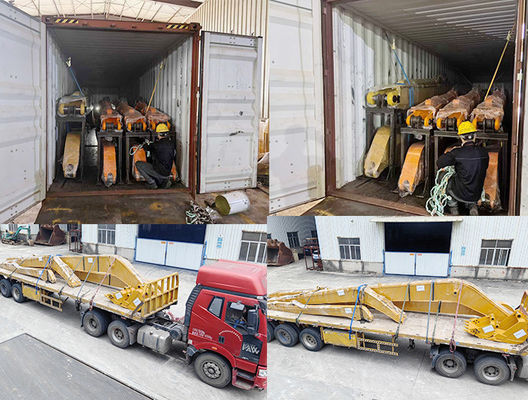 Βραχίονας εκσκαφέα μεγάλης εμβέλειας 18M 20M με κάδο για εκβάθυνση