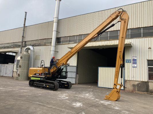 Ανθεκτικός εξορυκτής 20-45 τόνων 18 μέτρων 2 τμημάτων για την κατεδάφιση κτιρίων, Q355B Εγκατάσταση εξορυκτήρα