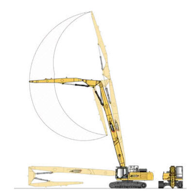 Εκσκαφείς μεγάλης εμβέλειας για την κατεδάφιση